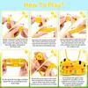 Arnbz 4 PCS Magnetic Bee Headband Game, Busy Buzy Bee Catcher Game, Colorful Multifunctional Magnetic Bees Toy String Games, Outdoor Backyard Fun for Kids view 4