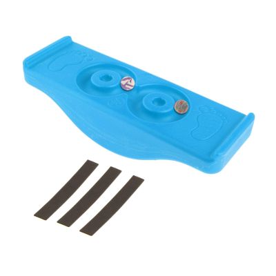 RNXRZANK Wobble Balance Board Kids Rocker Board Toy W/Antislip Strip, Blue