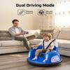 12V Bumper Car, Electric Ride on Toys for Toddlers & Kids 1-3 with Remote Control, 3-Speed, 360 Spin, Music, 5 Lighting Mode, DIY Stickers, Baby Toys Gift view 2