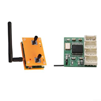 6-Channel 900MHz Remote Control Receiver Kit with PPM Transmitter, 3.3-4.2V Power Input for RC Airplanes, Boats, Tanks, Robots(set)