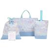 Kiyohara AJMOW163-S3 Girl's Lesson Bag with Name Sticker, Colorful Unicorn, Blue view 1