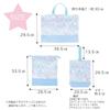 Kiyohara AJMOW163-S3 Girl's Lesson Bag with Name Sticker, Colorful Unicorn, Blue view 2