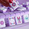 American Mahjong Tile Set, 160 Purple 4 Layer Mah Jong GameTiles with Tile Bag, Gift-Ready Storage Box, 4 Dice with Pouch, Mahjong Travel Tiles Set, Western Mah Jongg, Majong, Majiang view 3