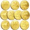 10 Pcs Chinese Horse Coin 2026 Year of The Horse Zodiac Coin Gold Chinese Lucky Coin for Lunar Year Zodiac Blessing Souvenir Gifts with Protective Case view 1