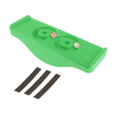 RNXRZANK Wobble Balance Board Kids Rocker Board Toy W/Antislip Strip, Green