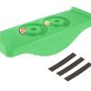 RNXRZANK Wobble Balance Board Kids Rocker Board Toy W/Antislip Strip, Green view 2