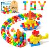 142PCS Magnetic Building Blocks for Kids, Toddler Sensory Montessori Magnet Toys with Storage Bag, Large Magnetic Cubes STEM Educational Toys for 3 4 5 6 Year Old Boys Girls, Preschool Learning Gifts view 3