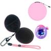 Carrying Case for Tamagotchi Paradise, Portable Storage Bag Shockproof Travel Carrying Bag Hard Shell Protective Cover Organizer with Lanyard & Carabiner, Case Only (Pink) view 1