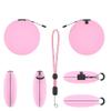 Carrying Case for Tamagotchi Paradise, Portable Storage Bag Shockproof Travel Carrying Bag Hard Shell Protective Cover Organizer with Lanyard & Carabiner, Case Only (Pink) view 2