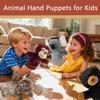 4 PCS Animal Hand Puppet Set 11'' Soft Realistic Wild Plush Puppets Toys Orangutan, Black Bear, Moose, Koala Puppet for Kids Ages 1-3, 4-8 and Adult to Tell Stories and Role Play view 2