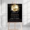 Disco Ball Welcome Canvas, Gold Disco Ball Theme, 70S Retro Disco Party Banner, Editable & Printable Sign, Birthday Graduation Decor Poster view 1
