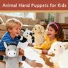 4 PCS 11'' Farm Animal Hand Puppet Set Soft Realistic Plush Puppets Toys Sheep, Donkey, Cow, Dog Puppet for Kids Ages 1-3, 4-8, Toddlers and Adults to Tell Stories and Role Play view 4