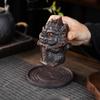 Tea Pets Purple Clay Pottery Tea Pet, Kirin Tea Pet Ornaments, Light Luxury Tea Table, Tea Table Ornaments, Tea Toys And Tea Sets Figurines(A) view 4