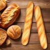 FAVOMOTO 2PCS Artificial French Long Bread Loaf, French Baguette Photo Props Fake Dessert Cake Food Pretend Model Display for Photography Prop Kitchen Decoration view 3