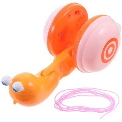 LIOOBO Pull Learning Walker Snail with Mechanics Educational Traction for Boys and Encouraging Early Balance and Crawling Skills Random Color