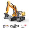 ADTHLIER Adult Metal Mini 1:50 Remote Control Excavator is a Screw-Driven Excavator that Comes with Two Batteries and a Carrying case. It's an for Model Enthusiasts and Children view 1