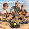 ADTHLIER Adult Metal Mini 1:50 Remote Control Excavator is a Screw-Driven Excavator that Comes with Two Batteries and a Carrying case. It's an for Model Enthusiasts and Children view 2