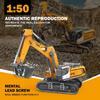 ADTHLIER Adult Metal Mini 1:50 Remote Control Excavator is a Screw-Driven Excavator that Comes with Two Batteries and a Carrying case. It's an for Model Enthusiasts and Children view 3