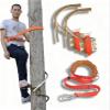 Jendfert 250 300 350 400 450 500 MM Portable Tree Climbing Spikes, Tree Climber Equipment for Tree Work/Picking Fruit/Outdoor Jungle, Adjustable Tree Climbing Training Set(400mm/15.7) view 1