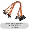 Cecicebb 10 Pieces Servo Extension Cable Servo Extension Cord Male to Female Rc Wire Cable Connectors 11.8 inch for JR Futaba RC Car Airplanes view 4