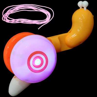 KOMBIUDA Static Pull String Cartoon Snail Traction for Abs Walking Encouragement Preschool Sensory Pulling Random Color