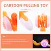 KOMBIUDA Static Pull String Cartoon Snail Traction for Abs Walking Encouragement Preschool Sensory Pulling Random Color view 2