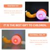 KOMBIUDA Static Pull String Cartoon Snail Traction for Abs Walking Encouragement Preschool Sensory Pulling Random Color view 3