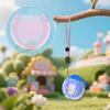 Clear Cover Case for Tamagotchi Paradise, Protective Sleeve with Lanyard Candy Color Electronic Pet Game Machine Protector Case for Tamagotchi Paradise (Pink) view 4