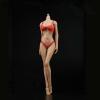 1/6 Scale Female Body, 12inch Super Flexible Girl Beauty Body Detachable Foot Action Figure Seamless Medium Bust Figure Collectble Doll No Head (New Suntan Skin) view 3