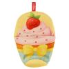 Heless Monster Styles 7524 - Doll Sleeping Bag in Cupcake Design with Strawberry with Loop, Kawaii Set for Monsters Size 15 cm view 2