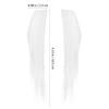 TOYANDONA Santa Claus Eyebrows - 2 Pairs Self Adhesive White Plush Fake Santa Eyebrows for Christmas Party Cosplay Costume Accessories Props view 2
