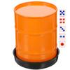 Abaodam Creative Orange Dice Shaking Holder with Base Large Capacity Can-Shaped Dice Cups for Bar Casual Play Ktv and Indoor Entertainment view 1