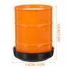 Abaodam Creative Orange Dice Shaking Holder with Base Large Capacity Can-Shaped Dice Cups for Bar Casual Play Ktv and Indoor Entertainment view 2