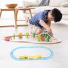 KONTONTY Electric Train Set for Creative Spliced Tracks Rail Train Set for Imaginative Play and Home Decoration Suitable for Boys and view 2