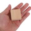 Abaodam 15pcs Natural Beechwood Geometric Shapes Blocks Wooden Cubes for Stacking Spatial Awareness Montessori Educational for Preschool Elementary Classroom Home Use view 4