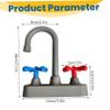 Toy Sink Accessories Simulation Plastic Kitchen Faucet Play Sink Model for Home & Outdoor Preschool Role-Playing Games. view 2