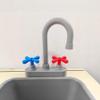 Toy Sink Accessories Simulation Plastic Kitchen Faucet Play Sink Model for Home & Outdoor Preschool Role-Playing Games. view 4
