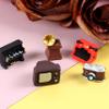 10Pcs Miniature Retro-Themed Home Appliances Random Assorted Resin Camera, Telephone & Television Models, Mini Dollhouse Furniture for DIY, Micro Landscape,Tabletop Display & Creative Craft Projects view 2