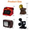 10Pcs Miniature Retro-Themed Home Appliances Random Assorted Resin Camera, Telephone & Television Models, Mini Dollhouse Furniture for DIY, Micro Landscape,Tabletop Display & Creative Craft Projects view 4