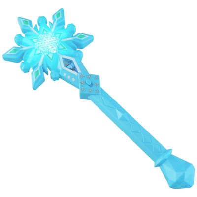 Beaupretty Glowing Snowflake Fairy Wand Light Stick for Birthday Party Favors Role Play for Dress Up Cosplay Stage Performances and Holiday Celebrations