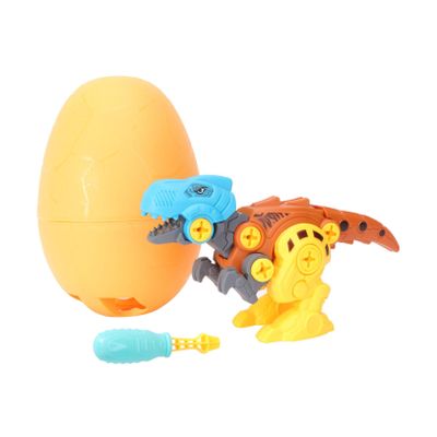 Abaodam Dinosaur Egg Model DIY Disassembling Combination Plaything for Educational Practical Ability Exercise and Dinosaur World Exploration Random Color