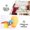 Abaodam Dinosaur Egg Model DIY Disassembling Combination Plaything for Educational Practical Ability Exercise and Dinosaur World Exploration Random Color view 3