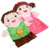 Abaodam 2Pcs Realistic Hand Puppets for Educational Interactive Figure DIY Storytelling Role Play Puppets for Boys and Imaginative Communication Skills Development view 1