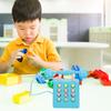 Yardwe Simulation Mushroom Telephone Pretend Plaything for Safe Material Intelligence Training Phone Model for Playing House and Interaction Blue view 4