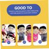 Abaodam Adorable Family Hand Puppet Plush Interactive Hand Doll for Storytelling and Early Education Comfortable Wear Creative Cartoon Design for Nursery and Kindergarten Play view 2
