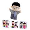 Abaodam Adorable Family Hand Puppet Plush Interactive Hand Doll for Storytelling and Early Education Comfortable Wear Creative Cartoon Design for Nursery and Kindergarten Play view 3
