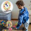 BRIGHTFUFU Wooden Clock Learning for Educational Math Teaching Clock Model Creative Cognitive for Classroom Telling Development and Imagination view 2