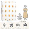 CUPADA Baby Blankets Infant Blanket Boiled Egg Pattern Toddler Blankets Soft Warm Personalized Nap Blanket for Daycare Stroller Cover view 2