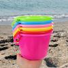 Abaodam 6pcs Lightweight Small Buckets for Reusable Sand Digging Buckets for Beach Backyard Outdoor Water and Sand view 4