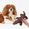 Angoily Squeaky Alligator Plush Dog with Realistic Sounds Soft Stuffed Animal Chew for Teething Puppies and Dogs of All Interactive Pet for Play and Companionship view 4